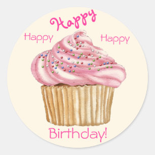 Happy Birthday Gift Seals