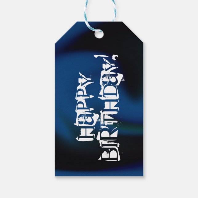 Happy Birthday Gift Tags (Front)