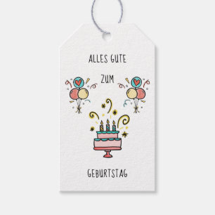 Happy birthday gift tags