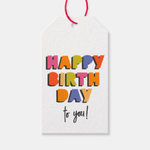 Happy Birthday Gift Tags