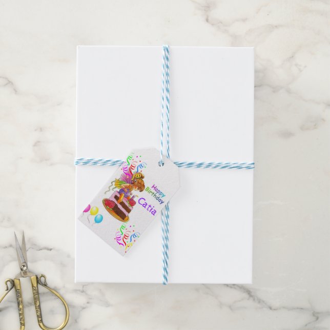 Happy Birthday Gift Tags (With Twine)