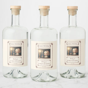 Happy Birthday Girl 01 Liquor Bottle Label