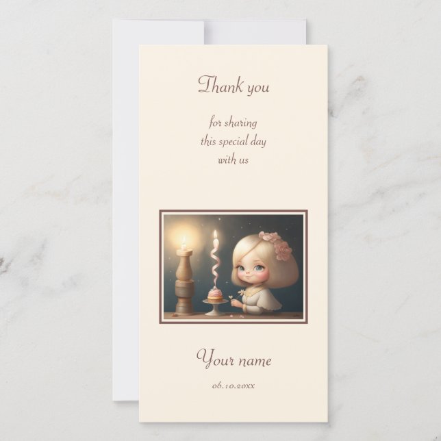 Happy Birthday Girl 01 Save The Date (Front)