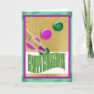 "Happy birthday" girls women Card