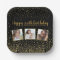 Happy Birthday Gold Glitter Photos Any Year Custom