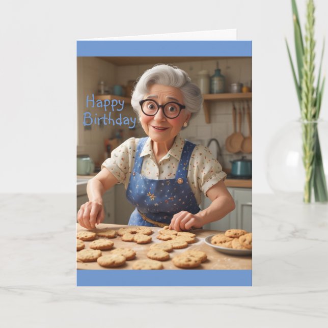 Happy Birthday Gramma Card (Front)