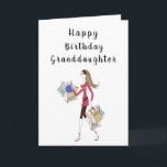 HAPPY BIRTHDAY ***GRANDDAUGHTER*** CARD<br><div class="desc">I AM MAKING MORE TODAY,  BUT IF YOU LIKE THIS ONE AND IT NEEDS TO SAY ANY OTHER YOUNG LADIES... .TAKE A MOMENT AND JUST CHANGE IT AND THANK YOU SO MUCH FOR STOPPING BY ONE OF MY NINE STORES HERE AT ZAZZLE. HAVE A "GREAT SUMMER"</div>