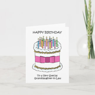 Happy Birthday Granddaughter-in-Law Card
