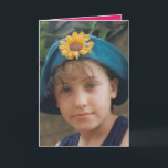 Happy Birthday Granddaughter pink and purple photo Card<br><div class="desc">Replace the photo on the front and change the text to suit.
Happy Birthday special Granddaughter.
Inside designed in pink and purple.</div>