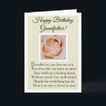 Happy Birthday Grandfather Card<br><div class="desc">Happy Birthday Grandfather!</div>
