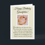 Happy Birthday Grandfather Card<br><div class="desc">Happy Birthday Grandfather!</div>