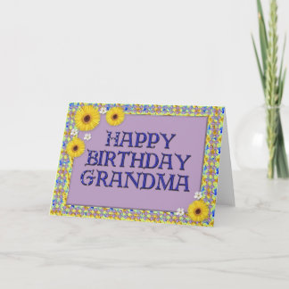 Happy Birthday Grandma Card
