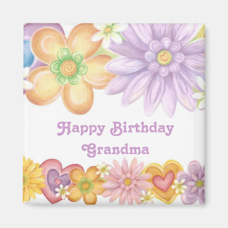 Happy Birthday Grandma Magnet