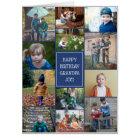 Happy Birthday Grandpa 12 Photo Collage Big