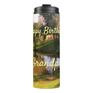 Happy Birthday Grandpa Thermal Tumbler