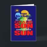 Happy birthday grandson card<br><div class="desc">birthday greeting cards,  jumbo birthday greeting cards</div>
