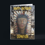 Happy Birthday Grandson Card<br><div class="desc">Greetings Card Wording inside:"Have A Great Birthday Grandson!" Tree Of Life Design by GJLC  JackCrisp.co.uk</div>
