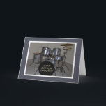 Happy Birthday Grandson Drums Card<br><div class="desc">Here's a perfect birthday card for a grandson who likes music.</div>
