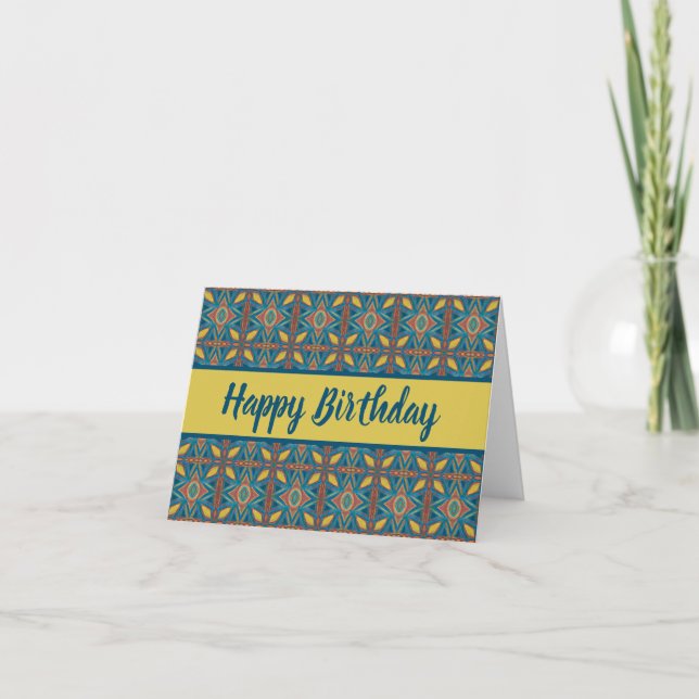 Happy Birthday Greeting Card (Front)