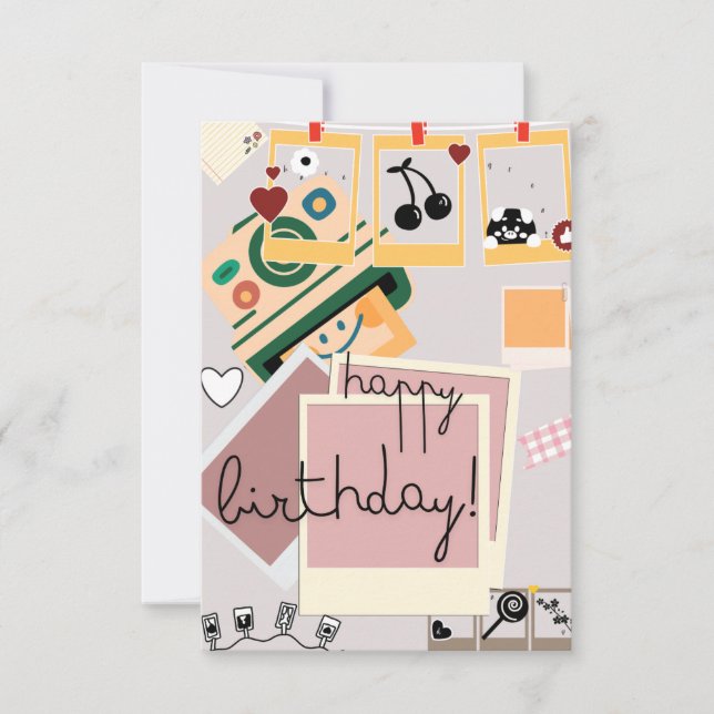 happy birthday greeting card (Front)