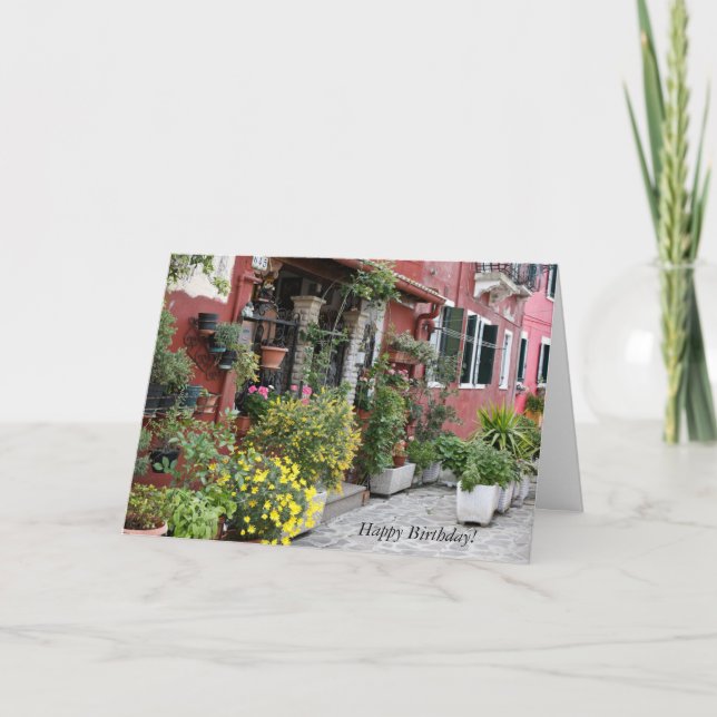 Happy Birthday Greeting Card (Front)