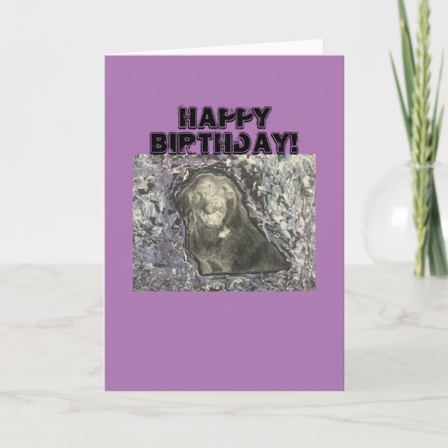 Happy Birthday Greeting Card (Front)
