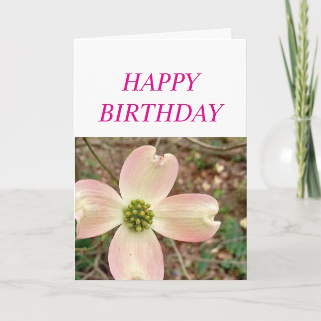 Happy Birthday greeting card. Card (Front)