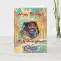 Happy Birthday Greeting Card with Photo