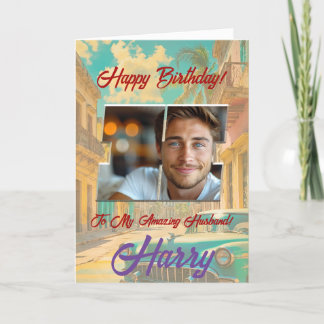 Happy Birthday Greeting Card with Photo