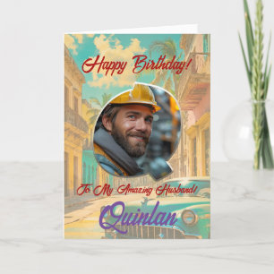 Happy Birthday Greeting Card with Photo