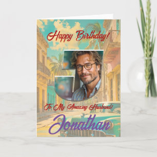 Happy Birthday Greeting Card with Photo