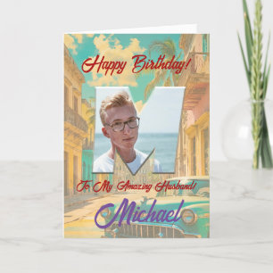 Happy Birthday Greeting Card with Photo