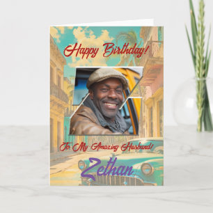 Happy Birthday Greeting Card with Photo