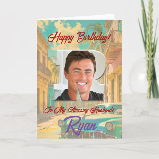 Happy Birthday Greeting Card with Photo