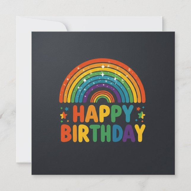 Happy Birthday Greeting Cards  (Front)