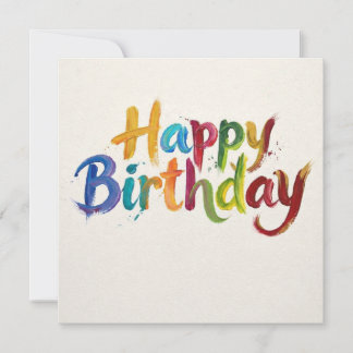 Happy Birthday Greeting Cards 