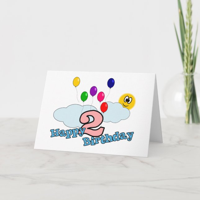 Happy Birthday Greetings Card (Front)