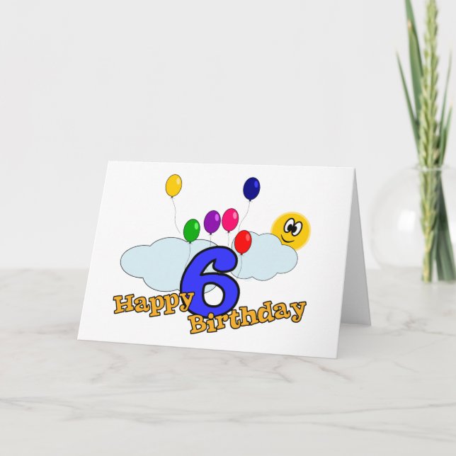 Happy Birthday Greetings Card (Front)