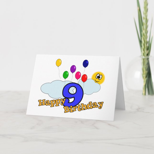 Happy Birthday Greetings Card (Front)