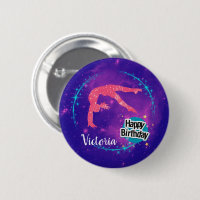 Happy Birthday Gymnastics Galaxy Tumbling