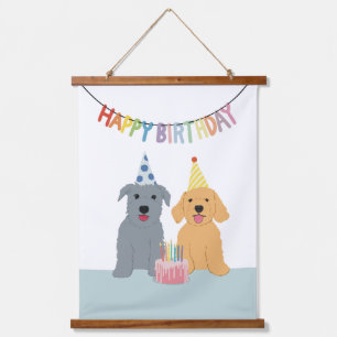 Happy birthday hanging tapestry