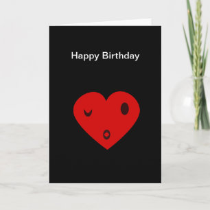 Happy Birthday Heart Card