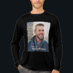 Happy Birthday Him Her Photo Name Keepsake Custom Tri-Blend Shirt<br><div class="desc">Happy Birthday Him Her Photo Name Keepsake Custom T-Shirt is great to give to him or her for their birthday.  It will be fun to wear for their special day. I also makes a wonderful keepsake. Replace the Photograph and the information.</div>