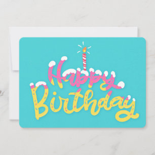 Happy Birthday Holiday Card