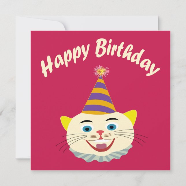 Happy Birthday Holiday Card (Front)