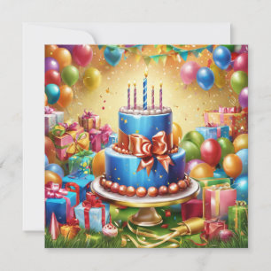 Happy Birthday  Holiday Card