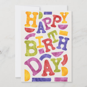 HAPPY BIRTHDAY HOLIDAY CARD
