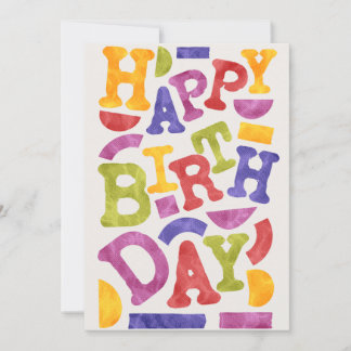 HAPPY BIRTHDAY HOLIDAY CARD
