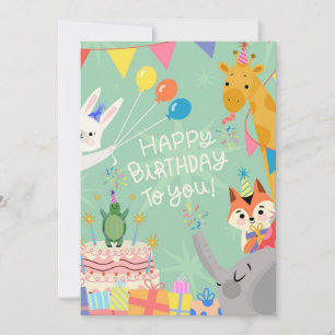 Happy Birthday Holiday Card