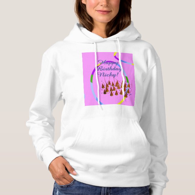 Happy Birthday Hoodie (Front)